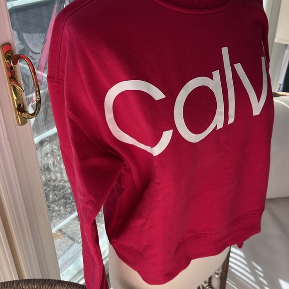 Calvin Klein sweater Fushia color size small - Picture 2 of 4